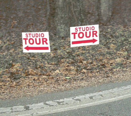 Toe River Studio Tour signage, June Tour
